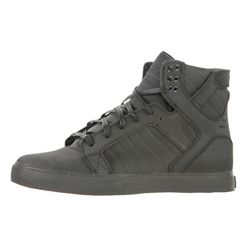 Buty Supra SKYTOP - Sneakersy Wysokie Męskie - Czarne (IZFP-71358)